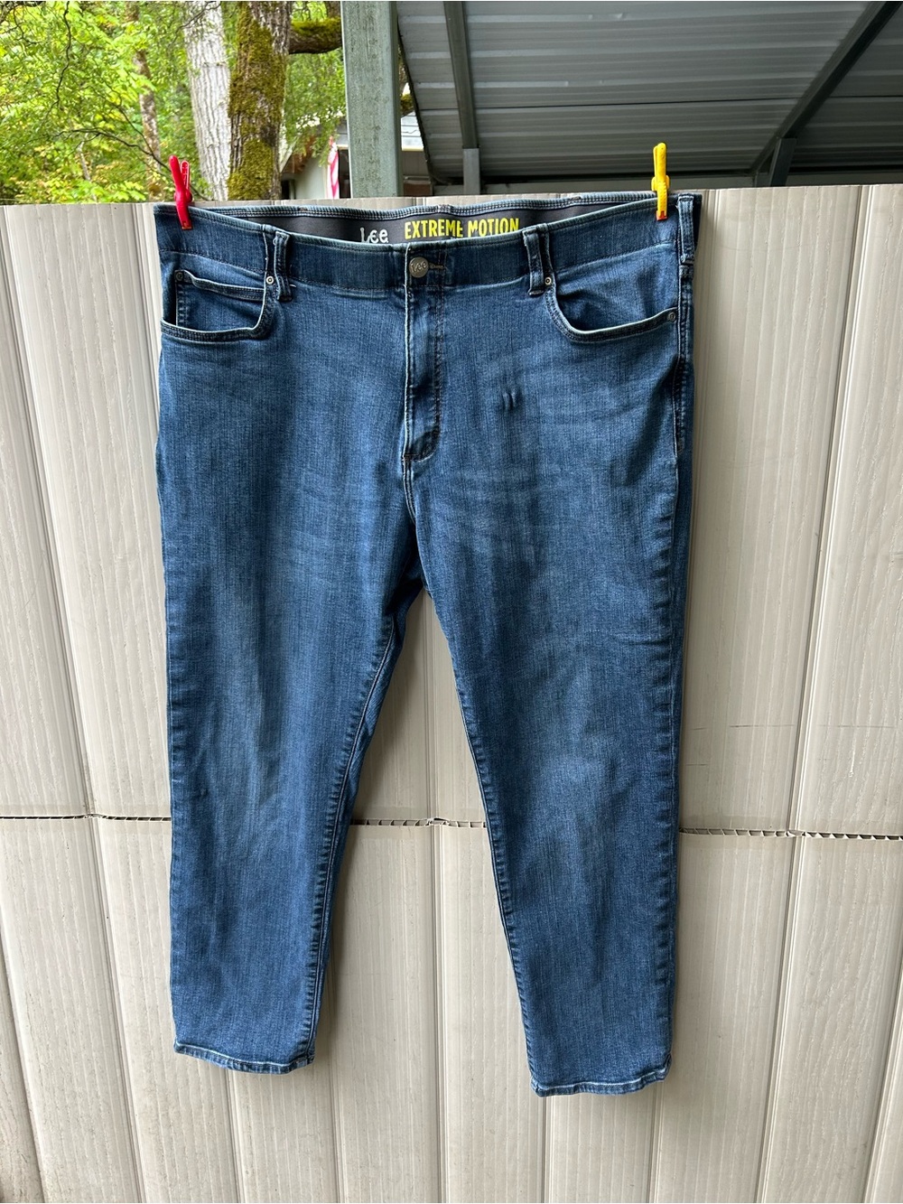 Lee Men's Dark Blue Slim Straight Jeans